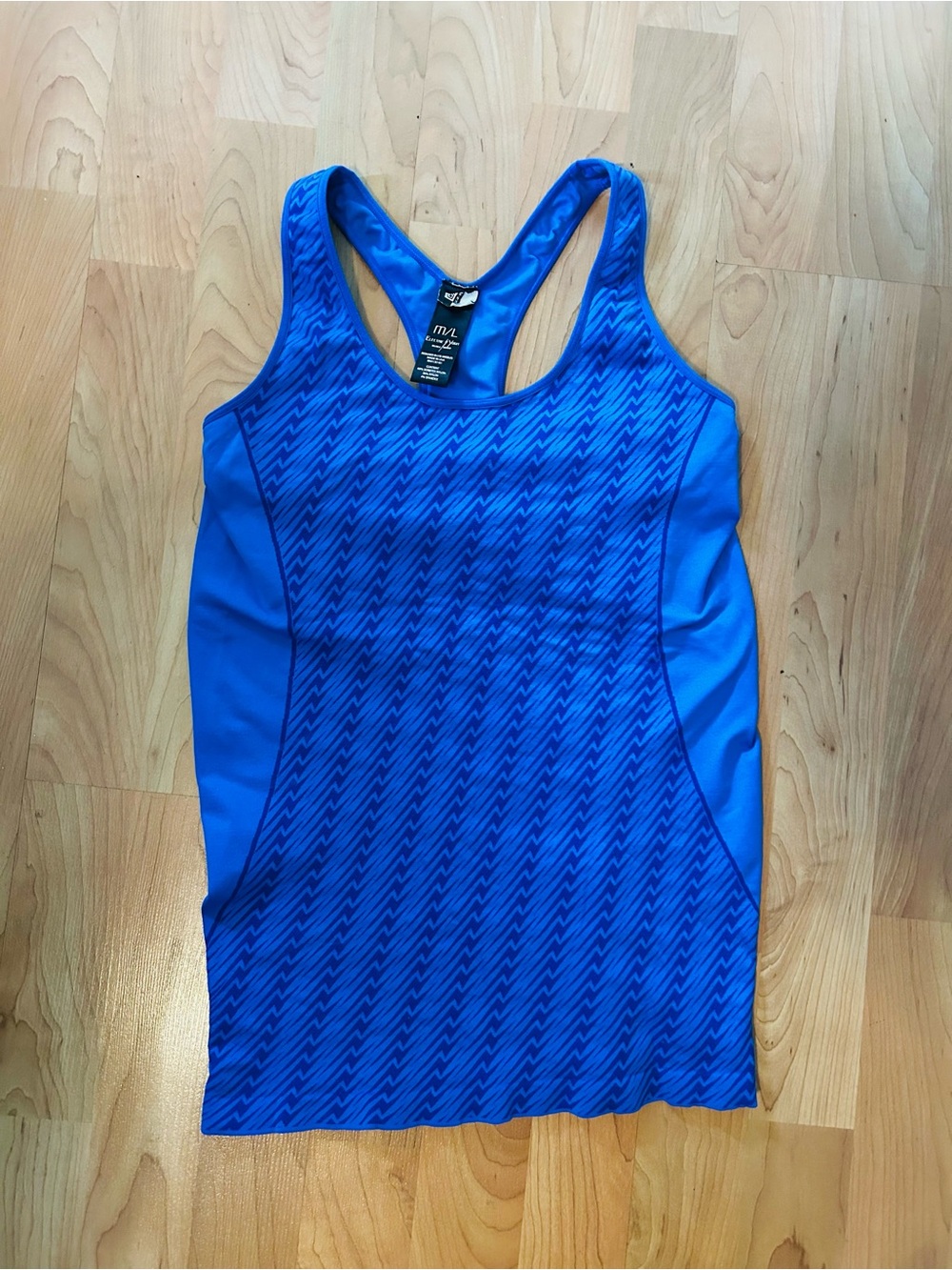 Electric Yoga Electric Blue Racerback Tank Top